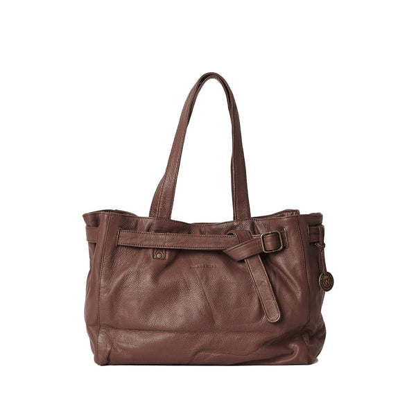 MILA Luxe Bag | Leather | Plum