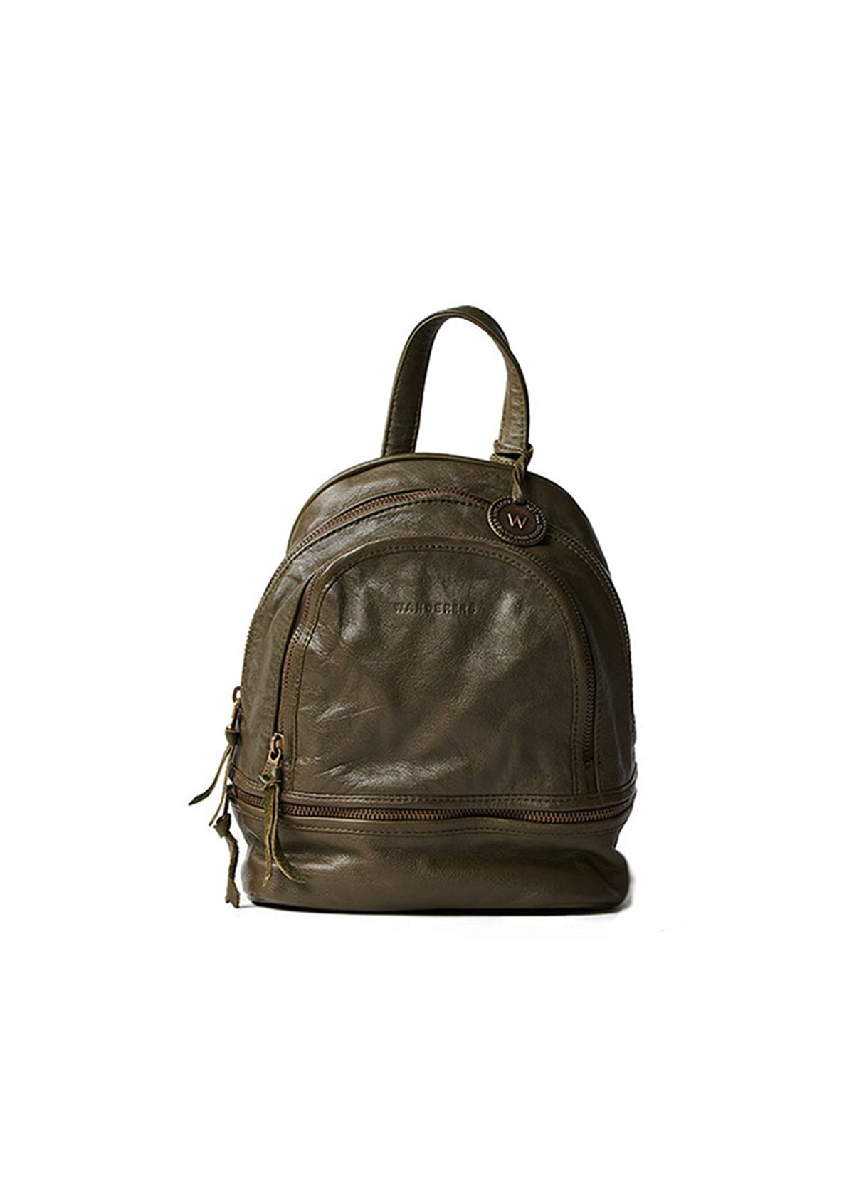 Wanderers Travel Co Premium Leather Pozzuoli Backpack in Tan DEEPETCHTEMPLETBurgcopycopy_ff  main image 2
