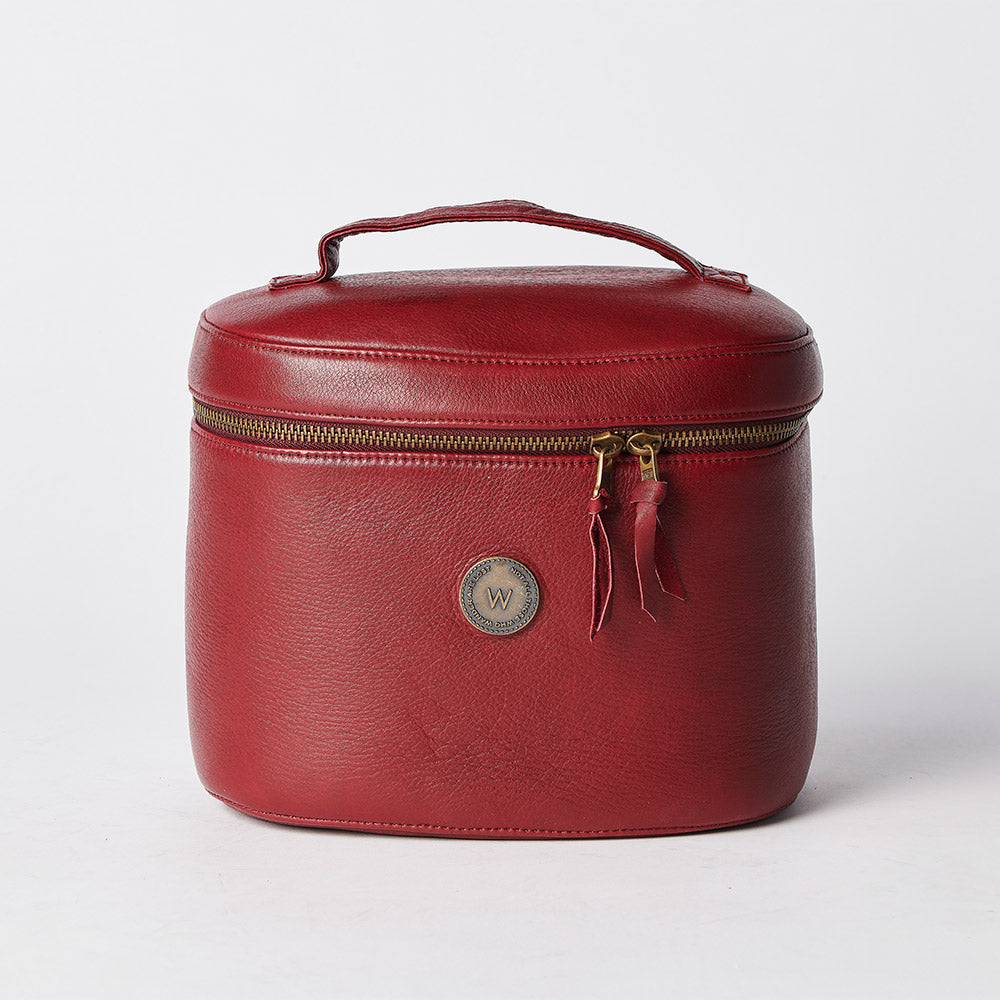 burgundy travel makeup bag Le Voyage Vanity Case – The Wanderers Travel Co. US