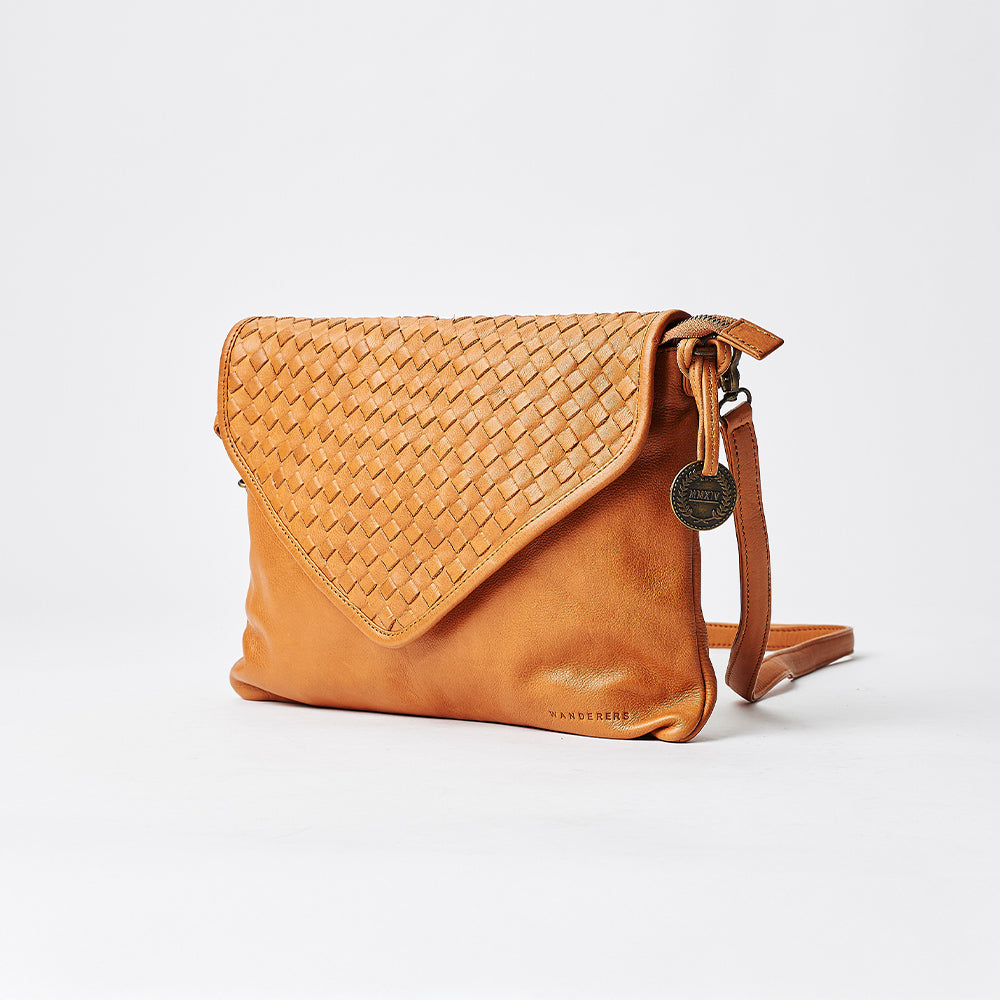 Wanderers good Woven Leather Crossbody