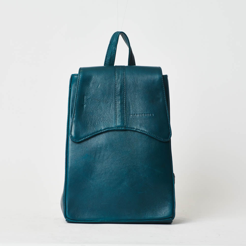 blue leather backpack mini The Galway Mini Backpack – The Wanderers Travel Co. US