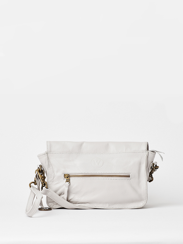 Vienna Designer Inspired V Bag - White