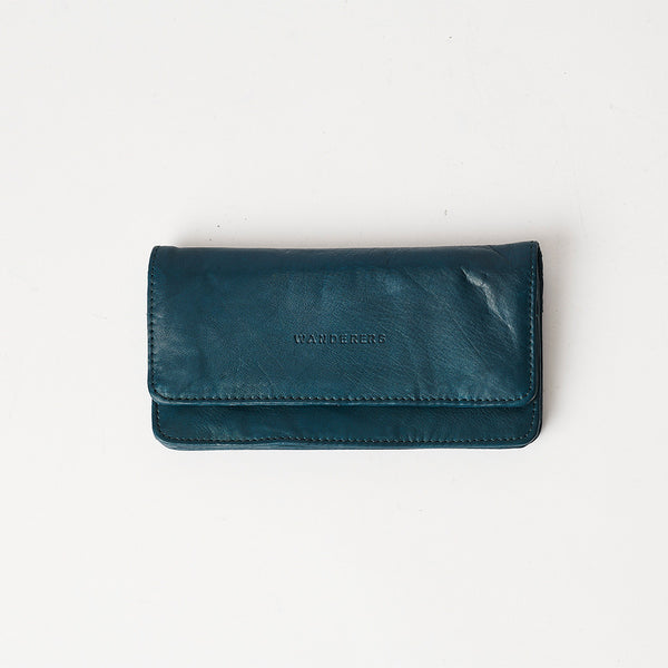 Wallet Wristlet for Women in Black Portobello Stripe