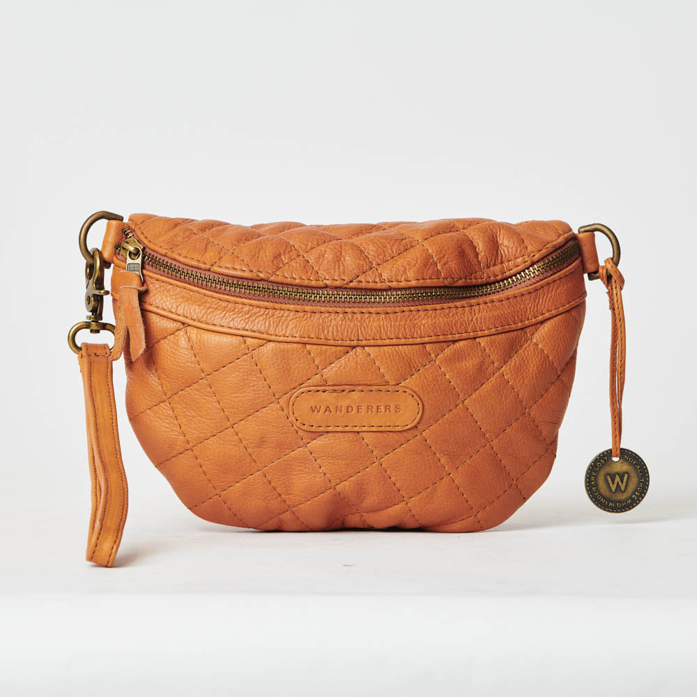 Crossbody bag in quilted leather - LE FANNY